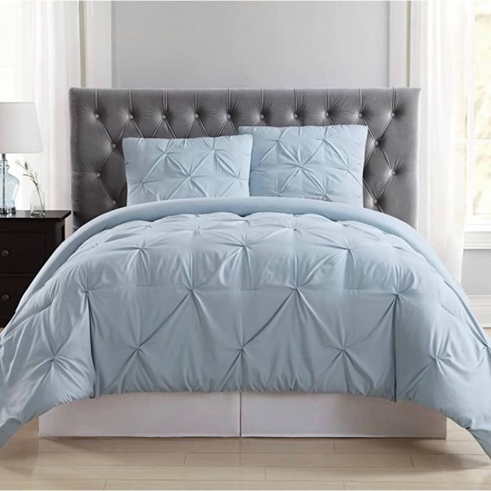 Twin XL size bedding with one sham